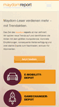 Mobile Screenshot of maydornreport.de