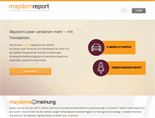 Tablet Screenshot of maydornreport.de